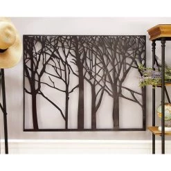 Best reviews of ⌛ Black Metal Modern Trees Wall Décor by Ivory and Iris 💯 -Cheap Ivory and Iris Store D352718S 5
