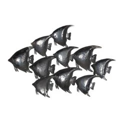 Wholesale 😀 Multicolor Metal Coastal Fish Wall Décor by Ivory and Iris ✨ -Cheap Ivory and Iris Store D352721S 5