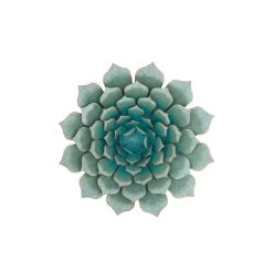 Discount 😀 Turquoise Iron Succulent Traditional Wall Décor by Ivory and Iris ❤️