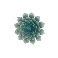 Discount 😀 Turquoise Iron Succulent Traditional Wall Décor by Ivory and Iris ❤️ -Cheap Ivory and Iris Store D352722S 3