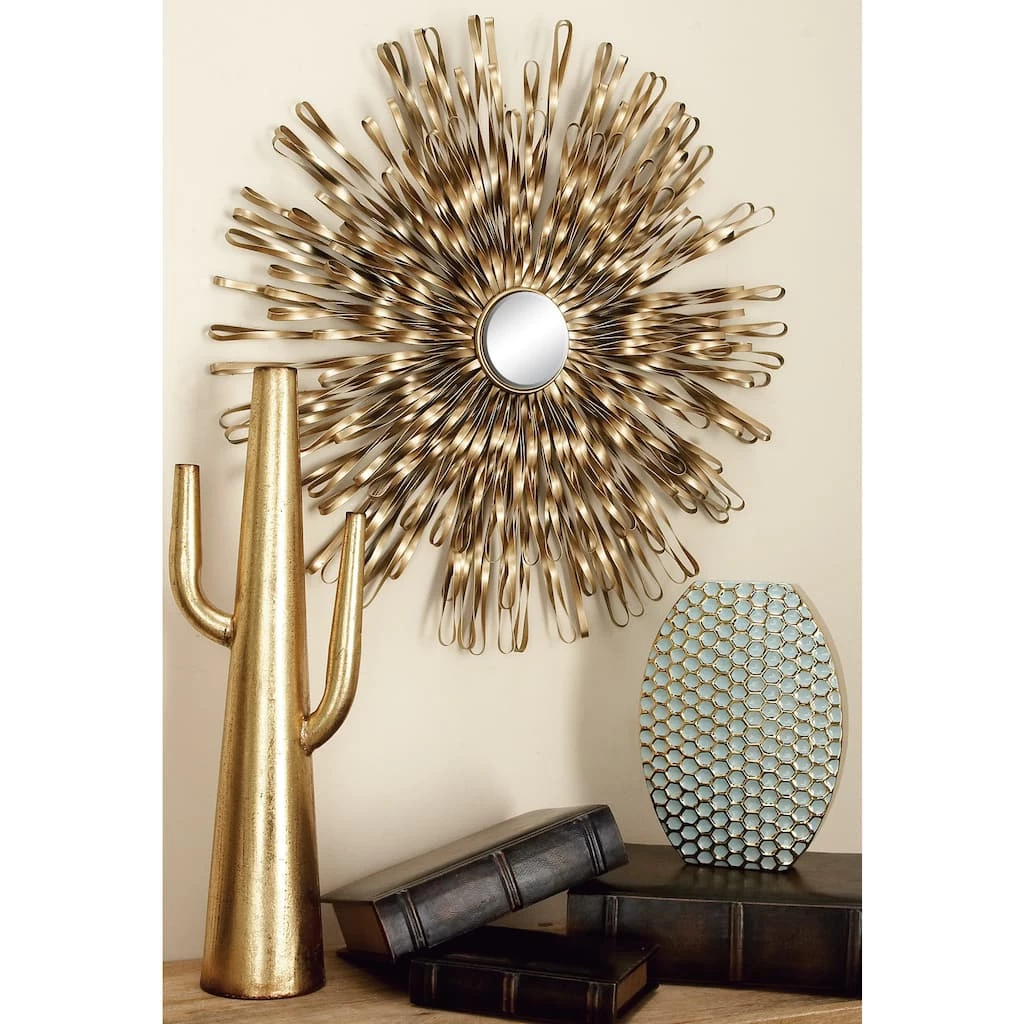 Outlet π Gold Metal Starburst Modern Wall Décor Set by Ivory and Iris π 6 Outlet π Gold Metal Starburst Modern Wall Décor Set by Ivory and Iris π - Image 6