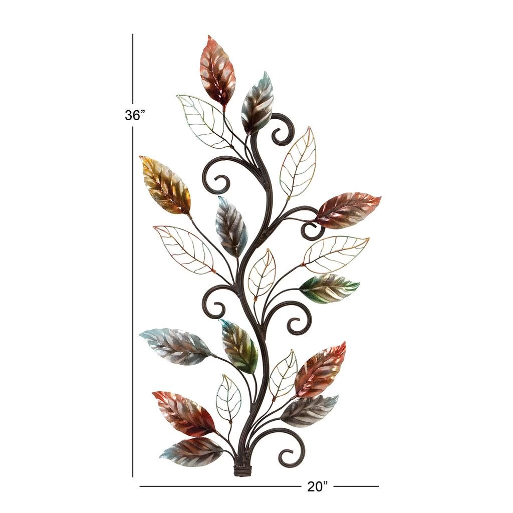 Discount β 36" Multicolor Metal Traditional Floral Wall Décor by Ivory and Iris π 6 Discount β 36" Multicolor Metal Traditional Floral Wall Décor by Ivory and Iris π - Image 6