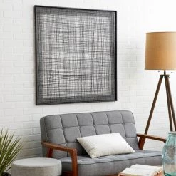 Top 10 ✨ 40" Black Modern Abstract Metal Wall Décor by Ivory and Iris 😀 -Cheap Ivory and Iris Store D352736S 6