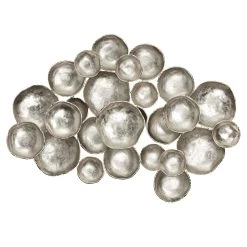 Best reviews of ๐ Silver Contemporary Ornamental Aluminum Wall Décor by Ivory and Iris ๐