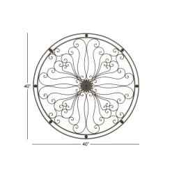 Flash Sale 💯 40" Bronze Tin Rustic Wall Décor by Ivory and Iris ⭐ -Cheap Ivory and Iris Store D352738S 4