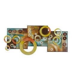 Brand new 😉 36" Multicolor Geometric Abstract Art Wall Décor by Ivory and Iris ⌛