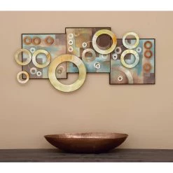 Brand new 😉 36" Multicolor Geometric Abstract Art Wall Décor by Ivory and Iris ⌛ -Cheap Ivory and Iris Store D352741S 7