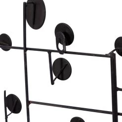 Budget 💯 42" Silver Glam Abstract Metal Wall Décor by Ivory and Iris 🔥 -Cheap Ivory and Iris Store D352743S 4