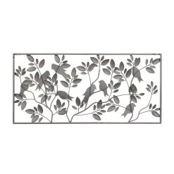Buy ⭐ 37" Black Metal Traditional Birds Wall Décor by Ivory and Iris 🎉 -Cheap Ivory and Iris Store D352750S 6