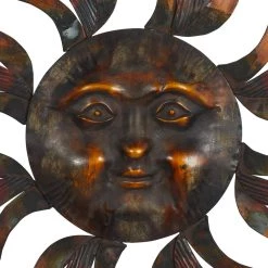 Budget ⭐ 36" Rustic Sun Outdoor Wall Décor by Ivory and Iris 🧨 11 Budget ⭐ 36" Rustic Sun Outdoor Wall Décor by Ivory and Iris 🧨 -Cheap Ivory and Iris Store D352751S 5
