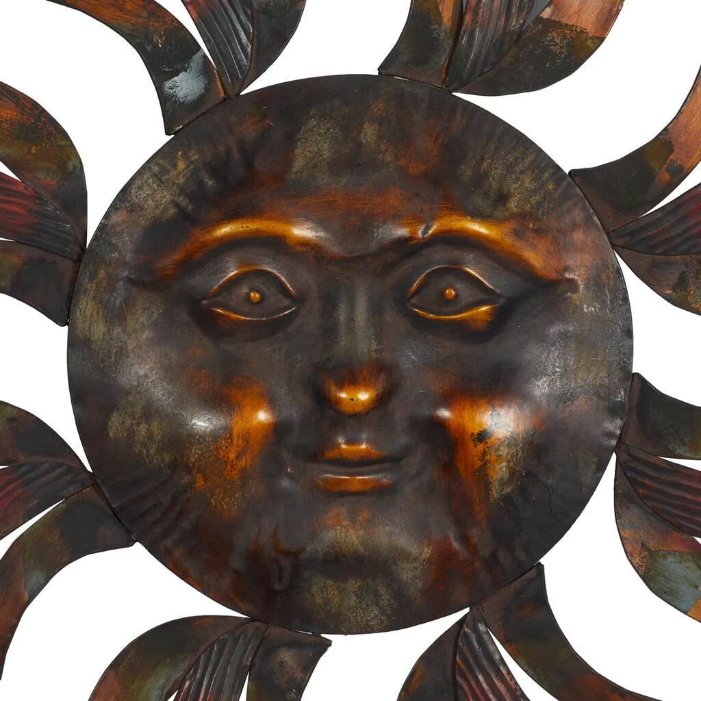 Budget ⭐ 36" Rustic Sun Outdoor Wall Décor by Ivory and Iris 🧨 5 Budget ⭐ 36" Rustic Sun Outdoor Wall Décor by Ivory and Iris 🧨 - Image 5