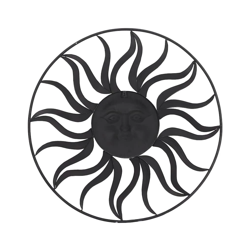 Budget ⭐ 36" Rustic Sun Outdoor Wall Décor by Ivory and Iris 🧨 6 Budget ⭐ 36" Rustic Sun Outdoor Wall Décor by Ivory and Iris 🧨 - Image 6