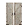 Best reviews of 🔔 47" Silver Metal Farmhouse Doors Wall Décor by Ivory and Iris 😉
