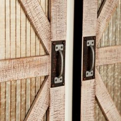 Best reviews of 🔔 47" Silver Metal Farmhouse Doors Wall Décor by Ivory and Iris 😉 -Cheap Ivory and Iris Store D352753S 4