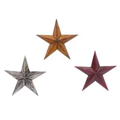 Cheapest 🤩 12" Multicolor Metal Stars Outdoor Wall Décor, 3ct. by Ivory and Iris 🌟