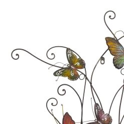 Budget ✨ 32" Metal Butterflies Outdoor Wall Décor by Ivory and Iris ⌛ -Cheap Ivory and Iris Store D352756S 4