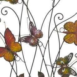Budget ✨ 32" Metal Butterflies Outdoor Wall Décor by Ivory and Iris ⌛ -Cheap Ivory and Iris Store D352756S 5