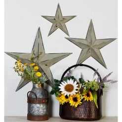 Deals 🛒 Light Brown Metal Star Wall Décor Set by Ivory and Iris 💯 -Cheap Ivory and Iris Store D352766S 4