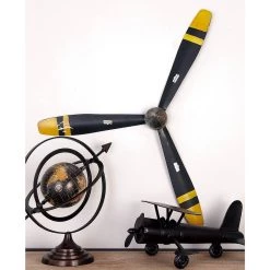 Flash Sale ✔️ Black Metal Industrial Propellor Wall Decor, 2ct. by Ivory and Iris ✨ -Cheap Ivory and Iris Store D352775S 8