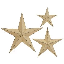 Coupon 😉 Cream Stars Rustic Metal Wall Decor Set by Ivory and Iris 🧨
