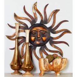 Wholesale 🧨 Brown Sun Rustic Metal Wall Decor by Ivory and Iris 🤩 15 Wholesale 🧨 Brown Sun Rustic Metal Wall Decor by Ivory and Iris 🤩 -Cheap Ivory and Iris Store D352777S 11