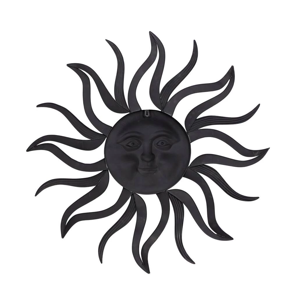 Wholesale 🧨 Brown Sun Rustic Metal Wall Decor by Ivory and Iris 🤩 2 Wholesale 🧨 Brown Sun Rustic Metal Wall Decor by Ivory and Iris 🤩 - Image 2