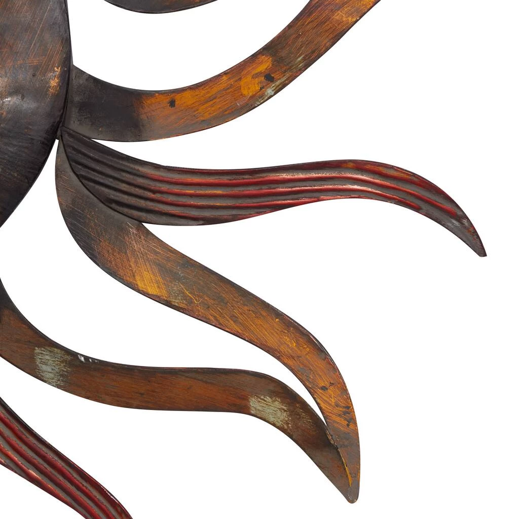 Wholesale 🧨 Brown Sun Rustic Metal Wall Decor by Ivory and Iris 🤩 4 Wholesale 🧨 Brown Sun Rustic Metal Wall Decor by Ivory and Iris 🤩 - Image 4