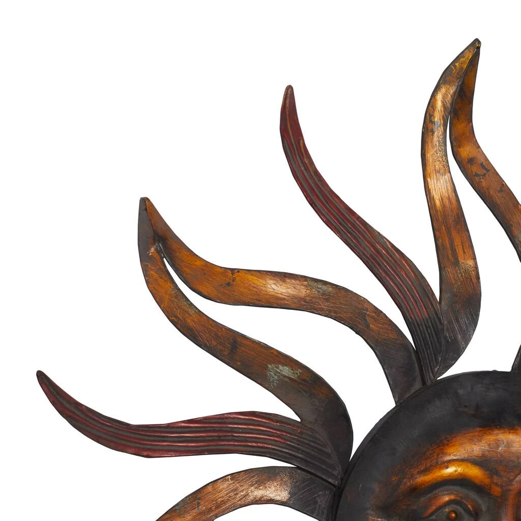 Wholesale 🧨 Brown Sun Rustic Metal Wall Decor by Ivory and Iris 🤩 5 Wholesale 🧨 Brown Sun Rustic Metal Wall Decor by Ivory and Iris 🤩 - Image 5