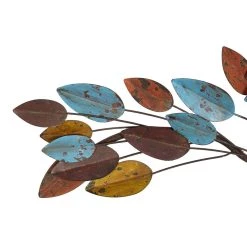 Coupon 😉 Multicolor Metal Traditional Floral Wall Decor by Ivory and Iris 🌟 -Cheap Ivory and Iris Store D352780S 4