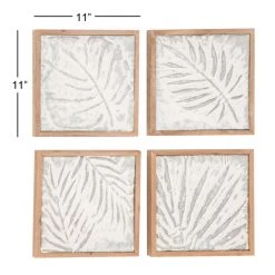 Promo 🤩 Brown Metal Farmhouse Floral Wall Decor Set by Ivory and Iris ⭐ -Cheap Ivory and Iris Store D352782S 6