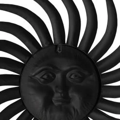 Best Sale 😉 Brown Sun Metal Rustic Wall Decor by Ivory and Iris 🔥 -Cheap Ivory and Iris Store D352787S 5