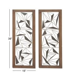 Wholesale β Black & White Geometric Metal Wall Art Set, 2ct. by Ivory and Iris π 11 Wholesale β Black & White Geometric Metal Wall Art Set, 2ct. by Ivory and Iris π -Cheap Ivory and Iris Store D352791S 5
