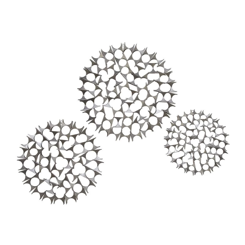 Coupon 🔥 Silver Decorative Circle Wall Accent Set 3ct. by Ivory and Iris 🥰 1 Coupon 🔥 Silver Decorative Circle Wall Accent Set 3ct. by Ivory and Iris 🥰