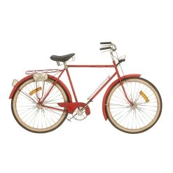 Buy ❤️ Red Vintage Metal Bicycle Wall Accent by Ivory and Iris 🥰