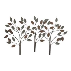 Flash Sale ✔️ Brown Metal Tree Wall Accent by Ivory and Iris 🔥