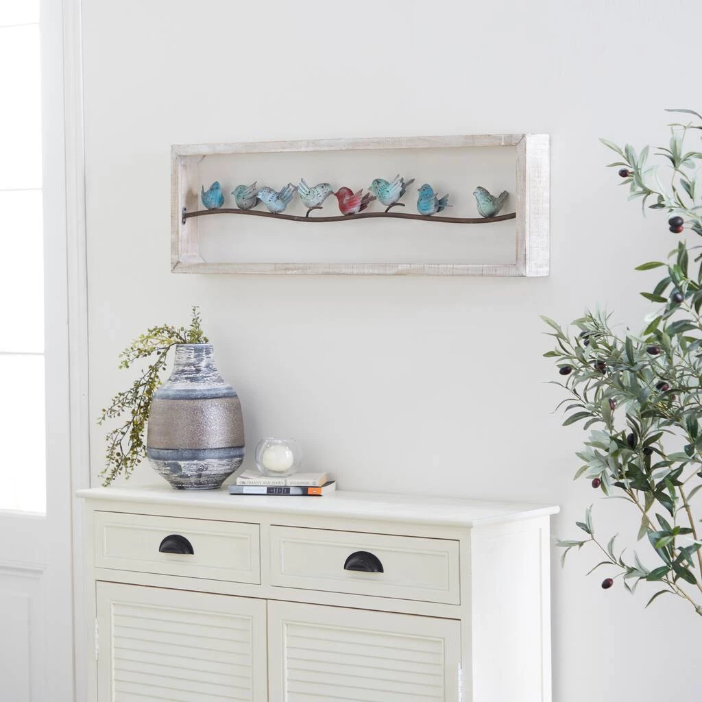 Top 10 👏 Whitewashed Wood Farmhouse Birds Wall Accent by Ivory and Iris 🧨 5 Top 10 👏 Whitewashed Wood Farmhouse Birds Wall Accent by Ivory and Iris 🧨 - Image 5