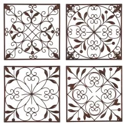 Outlet 😉 Brown Metal Rustic Wall Décor Set, 4ct. by Ivory and Iris 🤩