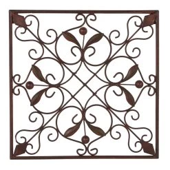 Outlet 😉 Brown Metal Rustic Wall Décor Set, 4ct. by Ivory and Iris 🤩 -Cheap Ivory and Iris Store D352830S 5