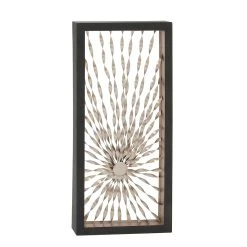 Deals 🔥 Silver Contemporary Abstract Metal Wall Décor by Ivory and Iris ❤️
