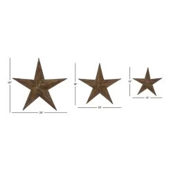 Hot Sale ✔️ Brown Star Metal Farmhouse Outdoor Wall Décor Set, 3ct. by Ivory and Iris 🎉 13 Hot Sale ✔️ Brown Star Metal Farmhouse Outdoor Wall Décor Set, 3ct. by Ivory and Iris 🎉 -Cheap Ivory and Iris Store D352836S 6
