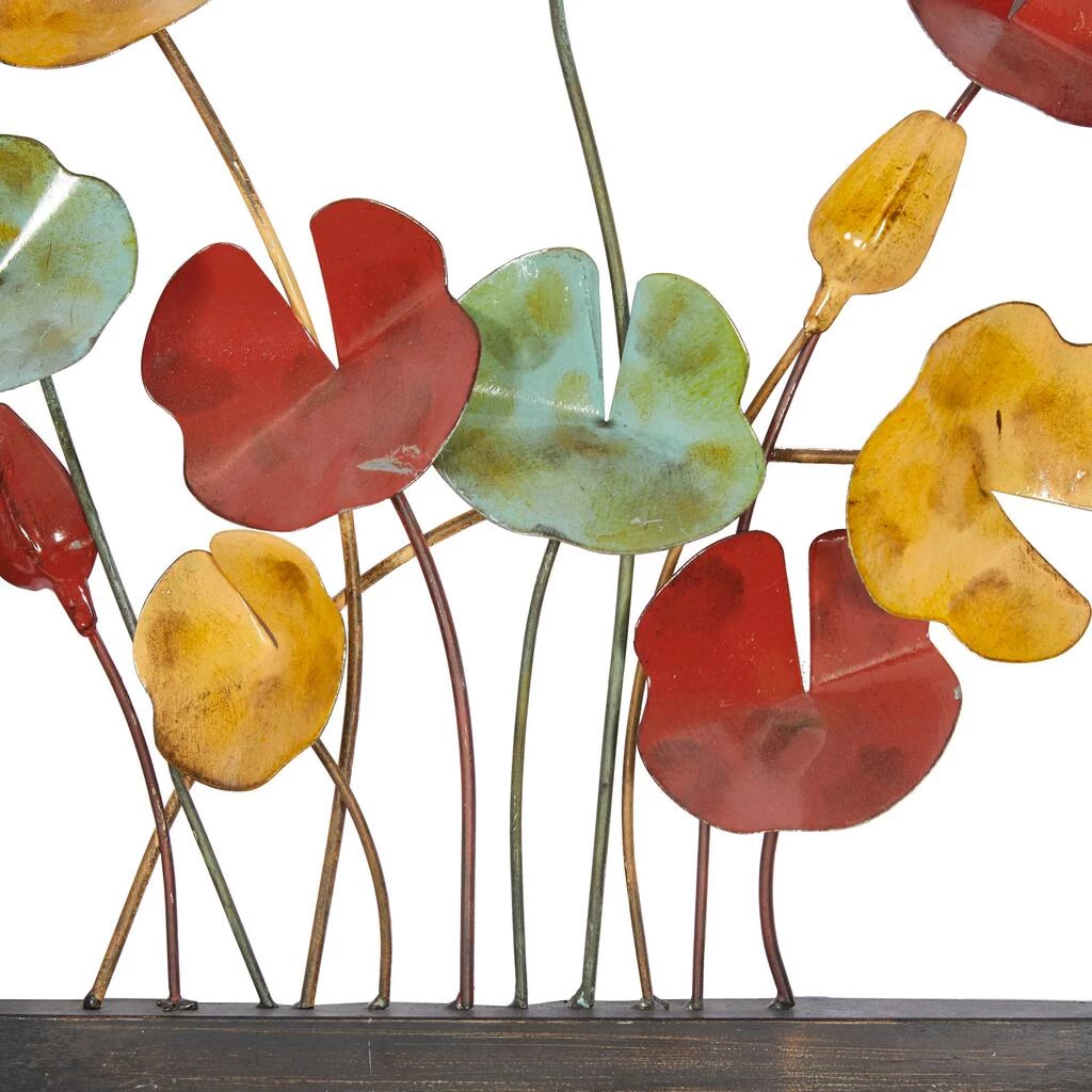 Cheapest ✨ Multicolor Metal Traditional Floral Wall Décor Set, 4ct. by Ivory and Iris ⭐ 3 Cheapest ✨ Multicolor Metal Traditional Floral Wall Décor Set, 4ct. by Ivory and Iris ⭐ - Image 3