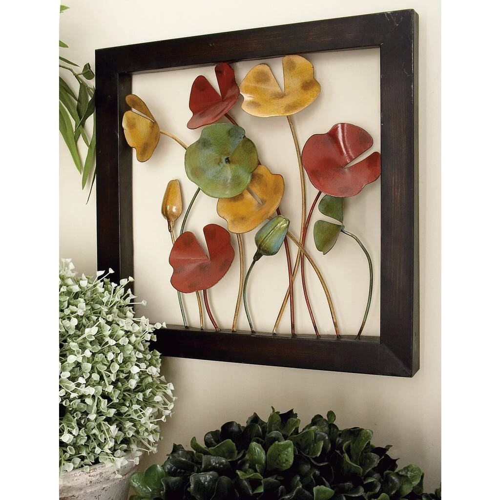 Cheapest ✨ Multicolor Metal Traditional Floral Wall Décor Set, 4ct. by Ivory and Iris ⭐ 8 Cheapest ✨ Multicolor Metal Traditional Floral Wall Décor Set, 4ct. by Ivory and Iris ⭐ - Image 8