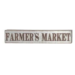 Brand new π 36" Gray Metal Farmhouse Sign Wall Décor by Ivory and Iris π
