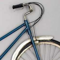 Coupon 😉 Blue Bicycle Metal Vintage Wall Décor by Ivory and Iris ⌛ -Cheap Ivory and Iris Store D352843S 3