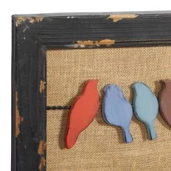 Outlet 😉 Multicolored Wood Eclectic Birds Wall Décor by Ivory and Iris 😉 -Cheap Ivory and Iris Store D352848S 3