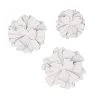 Outlet 👏 White Floral Metal Modern Wall Décor Set, 3ct. by Ivory and Iris 🔔