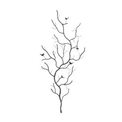 Promo 😀 58" Dark Brown Metal Farmhouse Birds Wall Décor by Ivory and Iris ❤️ -Cheap Ivory and Iris Store D352857S 5