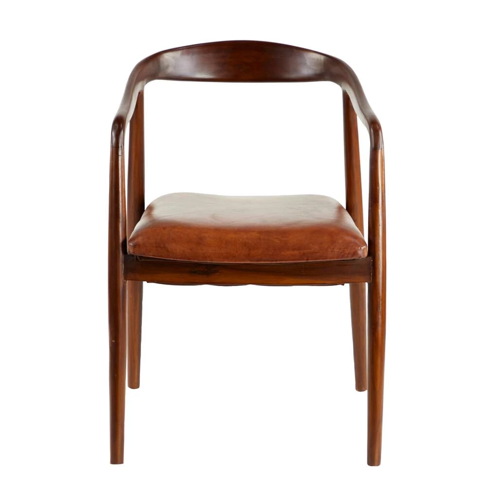 Best Sale π Brown Leather & Teak Contemporary Dining Chair by Ivory and Iris β€οΈ 9 Best Sale π Brown Leather & Teak Contemporary Dining Chair by Ivory and Iris β€οΈ - Image 9