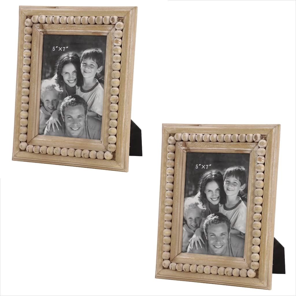 Best deal π 2 Pack Light Brown Wood 5" x 7" Frame by Ivory and Iris β 9 Best deal π 2 Pack Light Brown Wood 5" x 7" Frame by Ivory and Iris β - Image 9