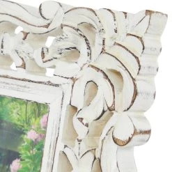 Deals ✔️ White Mango Wood 5" x 7" Frame by Ivory and Iris 😍 -Cheap Ivory and Iris Store D359267S 3